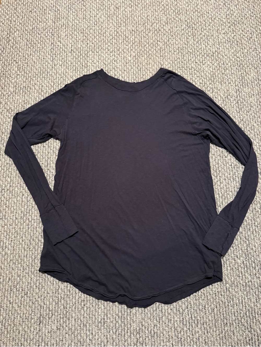 black long sleeve top Free People "We The Free"